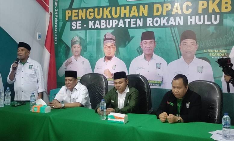 Abdul Wahid Perkenalkan Irwan Nasir dan Asri Auzar Caleg DPR RI PKB, Target 2 Kursi di Dapil Riau 1