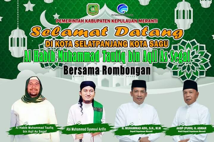 Pemkab Undang Warga Meranti Sambut Kedatangan Cucu dan Rambut Rasulullah