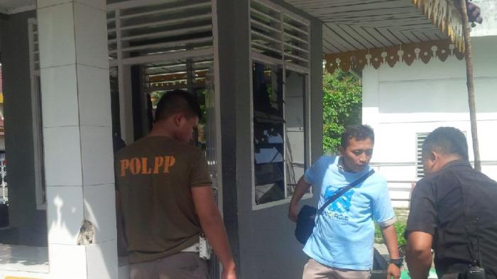 Kantor Satpol PP Pekanbaru Diserbu 30an Anggota Shabara Polda Riau