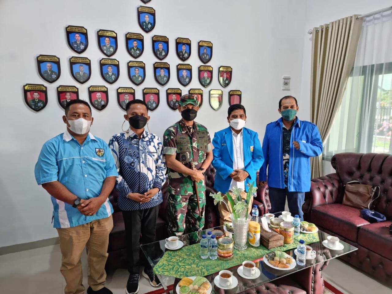 KNPI Riau Gelar Silaturahmi dengan Danrem 031/Wira Bima, Brigjen Inf M Syech Ismed. 