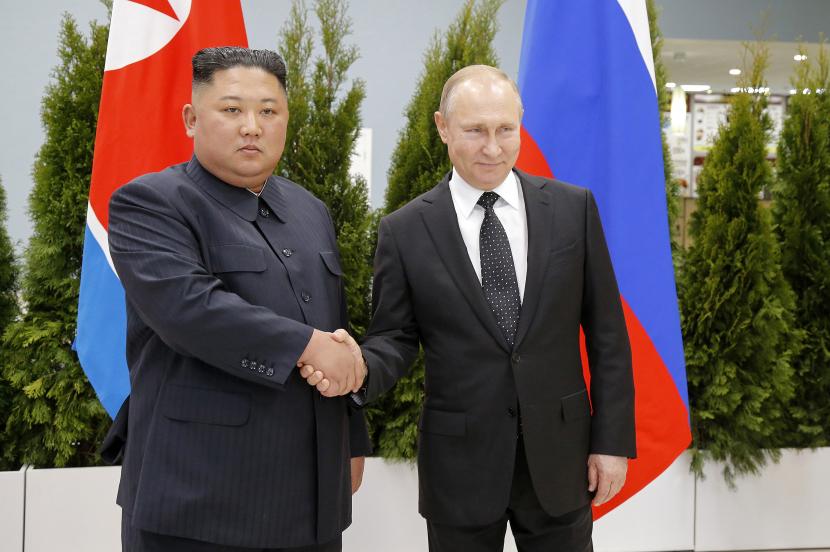 Korut Bantah Pasok Persenjataan untuk Rusia