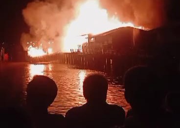 Tiga Warga Tewas , Kebakaran di Pasir Limau Kapas Rohil