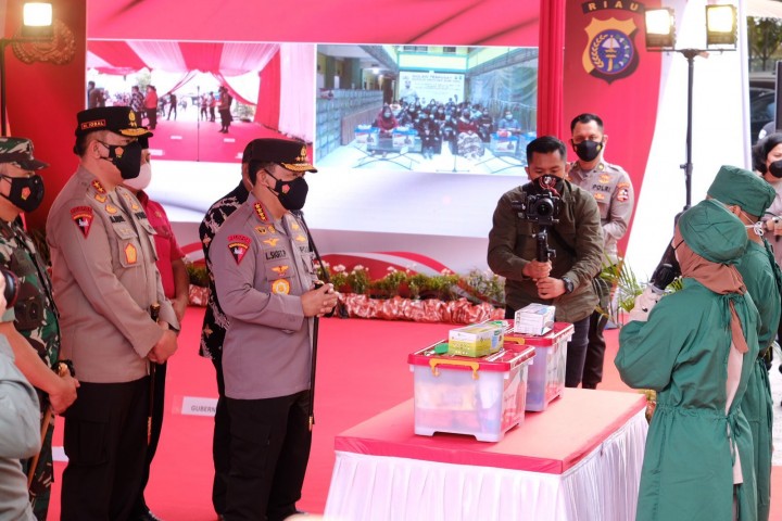 Pesan Kapolri Untuk Pasien Covid19, Tetap Semangat dan Terus Berdoa