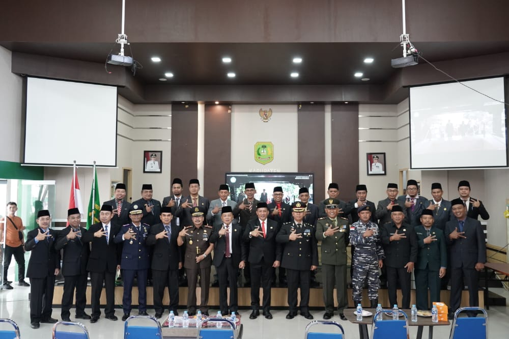 Bupati Meranti HM Adil Upacara Hari Kesaktian Pancasila Secara Virtual Bersama Presiden RI