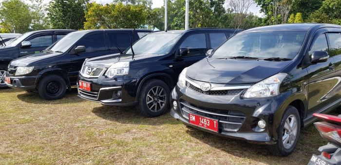 Mobil Dinas OPD Pemprov Riau Dikandang Selama Libur Lebaran