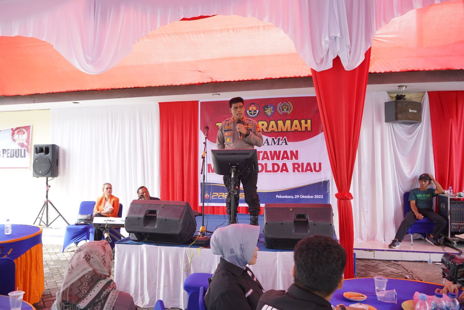 Gelar Temu Ramah Dengan WMPR, Kabid Humas Polda Riau : Wartawan Adalah Mitra Strategis.