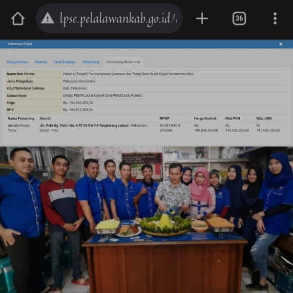Keterlaluan, Diduga Oknum Kontraktor di Pelalawan ini Tipu Pekerja, Sisa Upah Tidak Dibayarkan