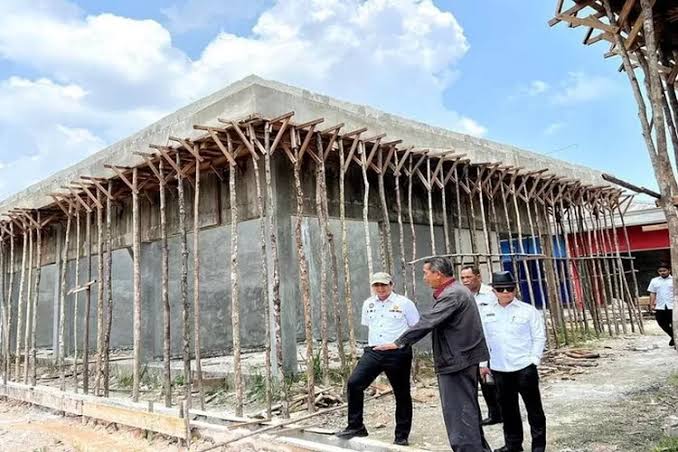 Pemko Pekanbaru Optimis Pembangunan Pasar Induk Selesai Tahun Ini
