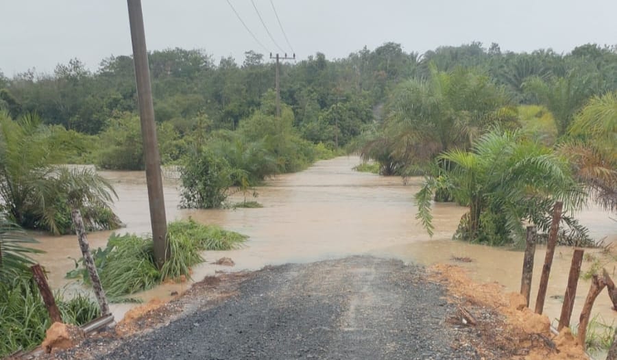 Camat Pangkalan Kuras Sebut Banjir Di Situ Hanya Sekejap Saja
