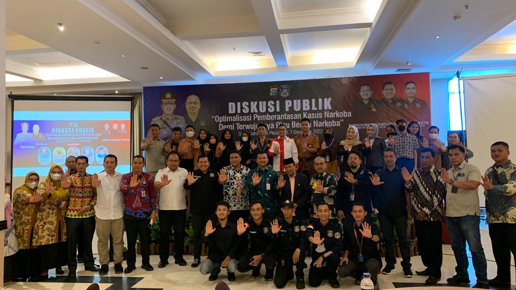 Demi Wujudkan Riau Bersih Narkoba, Sahabat Polisi Indonesia DPW Riau Gelar Diskusi Publik