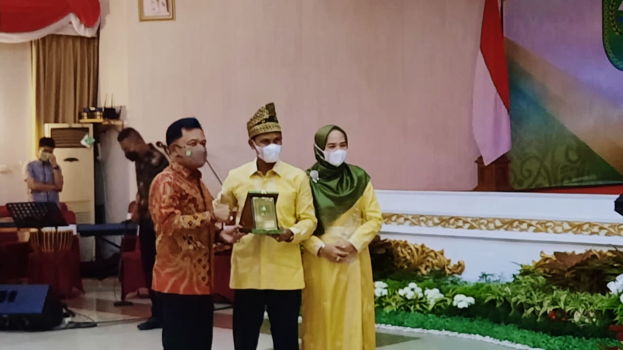 Wabup Meranti H.Asmar Hadiri acara Pisah Sambut  Danrem 031 Provinsi Riau.