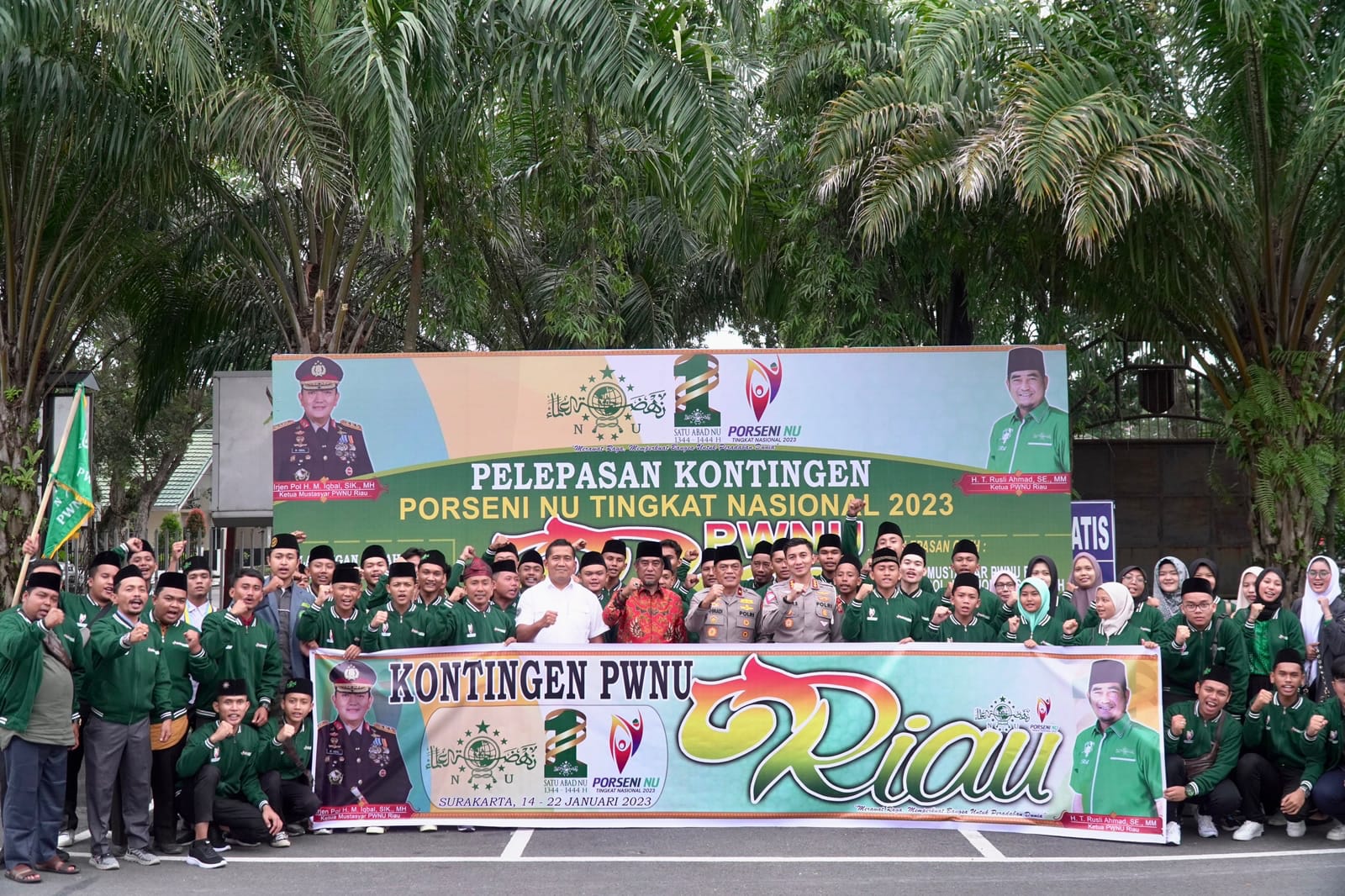 PWNU Riau ikuti Porseni NU Sempena 1 Abad NU yang akan dilaksanakan di Kota Surakarta.