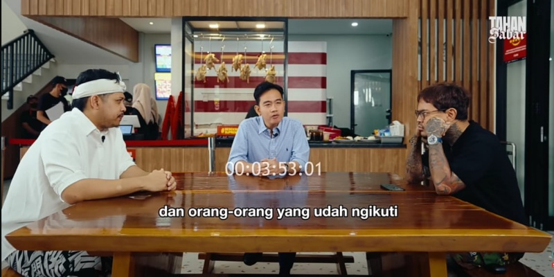 Gibran Santai Diroasting Pandji: Mens Rea Lucu Nomor Satu