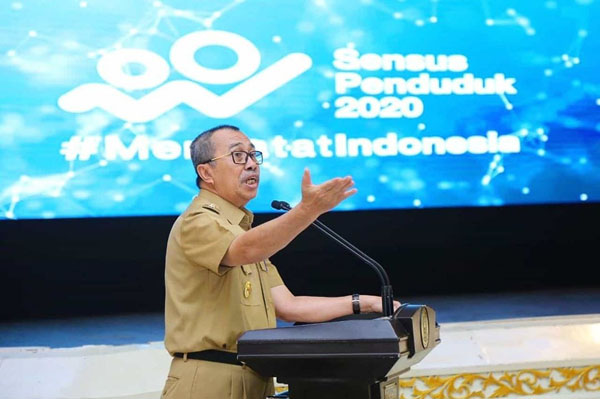 Gubernur Riau Resmi Canangkan Sensus Penduduk (SP) Online 2020