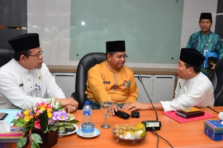 Hari Pertama Kerja Ahmad Syah Harrofie Pj Bupati Bengkalis