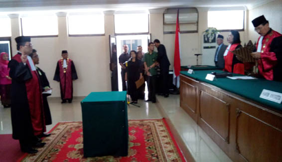 Marsudin Nainggolan Resmi Dilantik Sebagai Ketua Pengadilan Negeri Pekanbaru