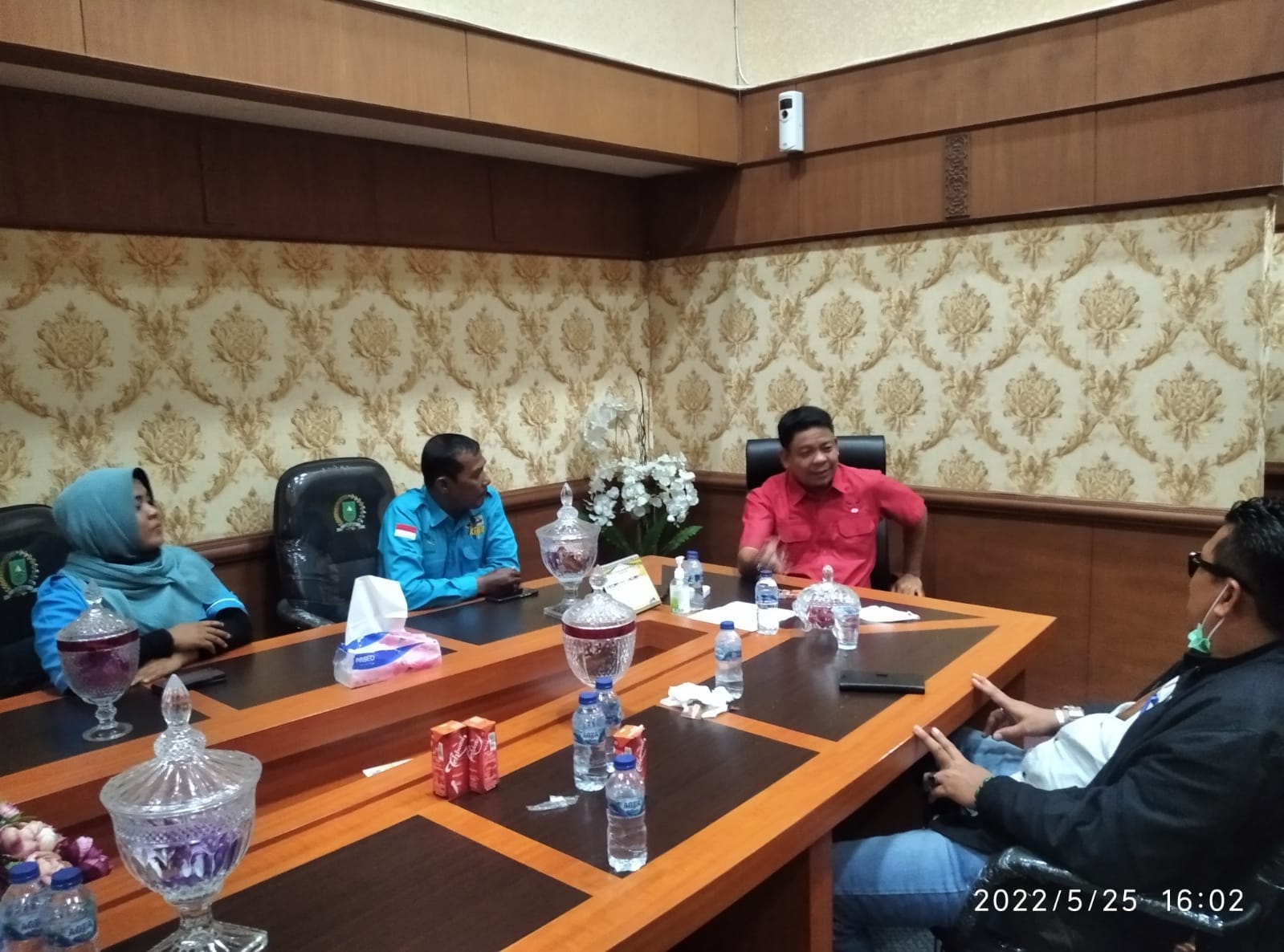 Pimpinan DPRD Riau Terima Kunjungan Ketua KNPI Riau Larshen Yunus