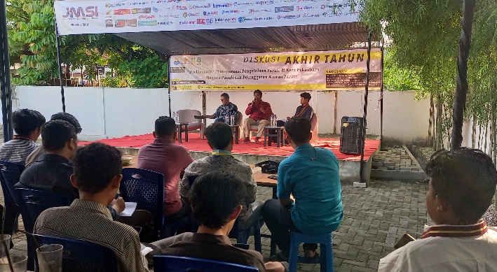 Diskusi Soal Polemik Parkir, Cipayung Plus Pekanbaru Kaji Peluang Gugatan Perwako