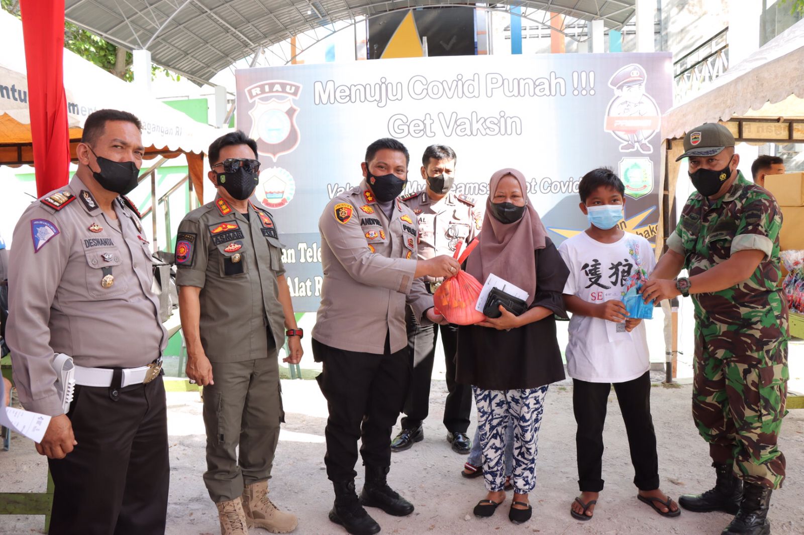 Menuju Covid Punah, Polres Gelar Vaksinasi Massal Serentak Berhadiah 