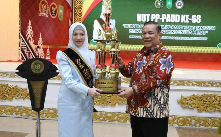 Kota Pekanbaru Raih Juara Umum Porseni TK IGTKI-PGRI Riau 2025