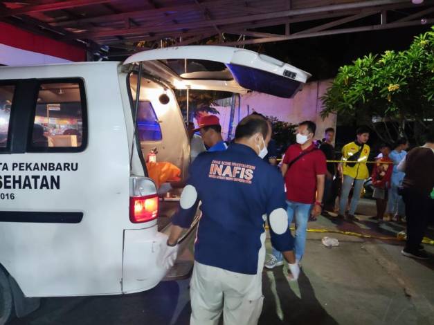 Mayat Seorang Pria Ditemukan di Depan Pasar Sail Pekanbaru