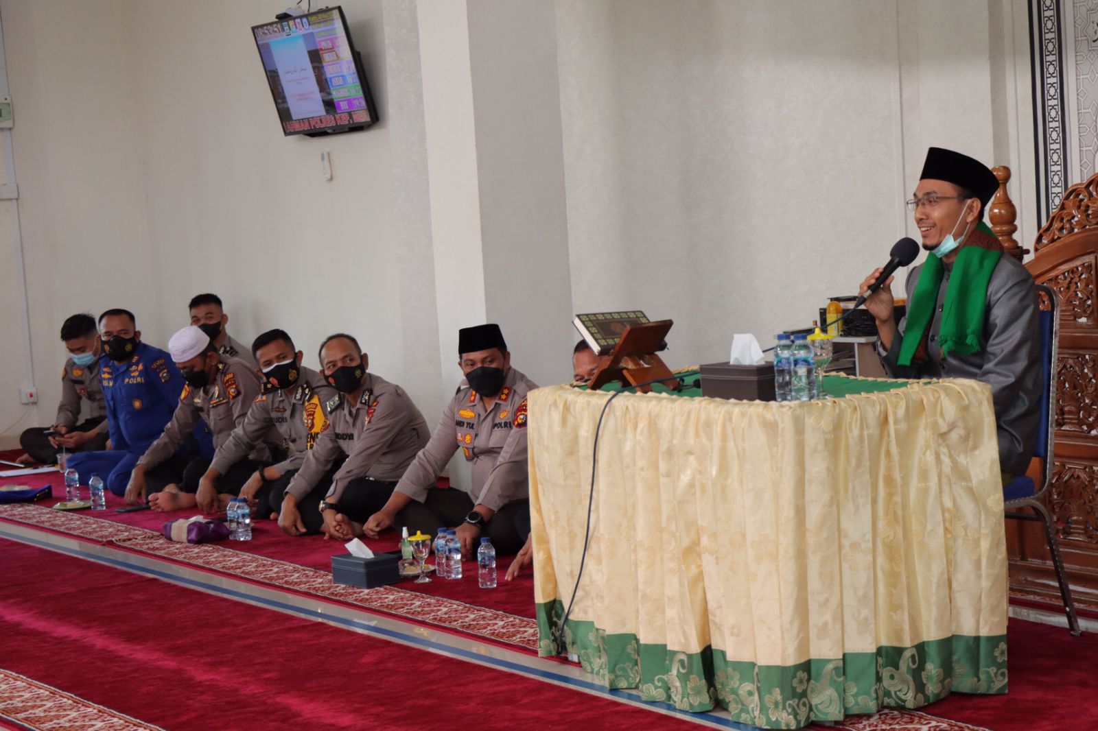 Polres Meranti Gelar Peringatan Isra Mi'raj Nabi Muhamad 1443 Hijriyah