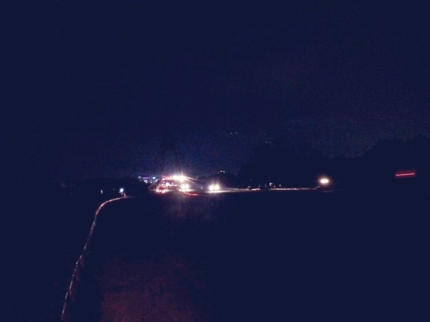 DPRD Sorot Kondisi Jembatan Marhum Bukit Gelap Gulita di Malam Hari