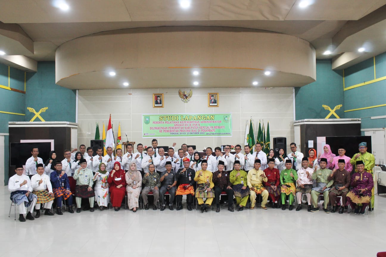 63 Peserta Pelatihan Kepemimpinan Administrator Kabupaten Kepulauan Meranti Studi Lapangan ke BPSDM 