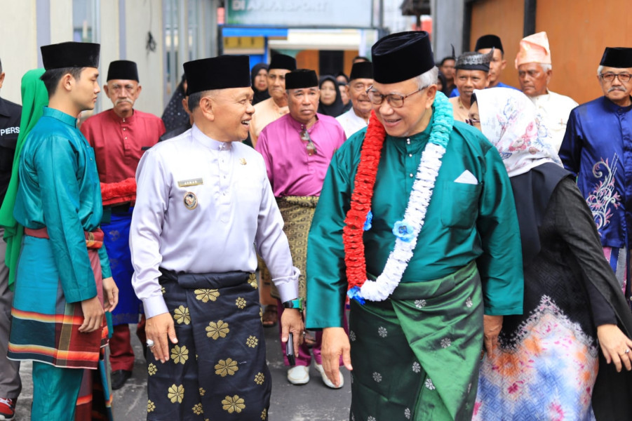 Halalbihalal Bersama Syamsurizal, Asmar Harap Terjalin Sinergitas Membangun Meranti