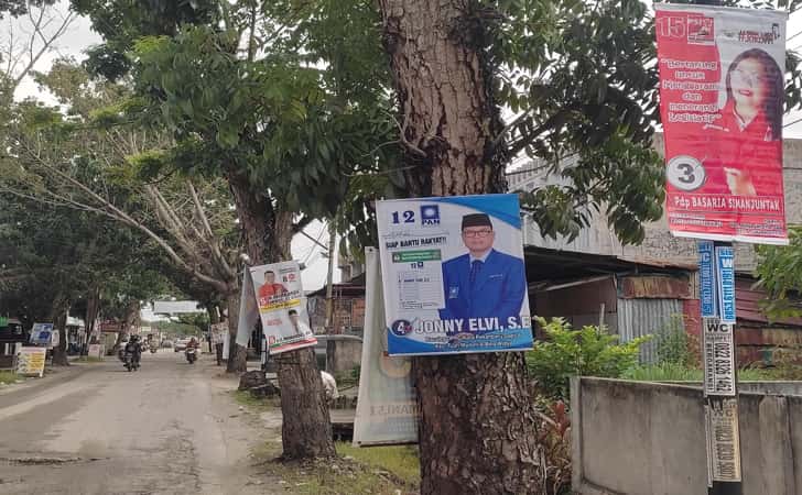 Ancaman Denda hingga Kurungan Menanti Caleg  Nekat Pasang APK di Lokasi- Terlarang