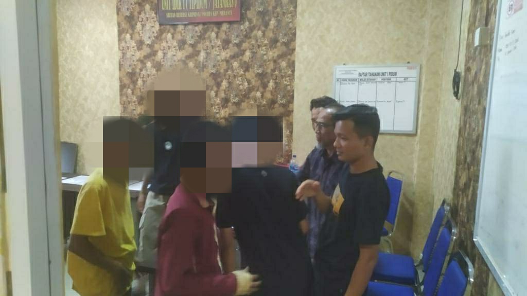Viral di Medsos, Polisi Amankan 4 Pelaku Pencurian