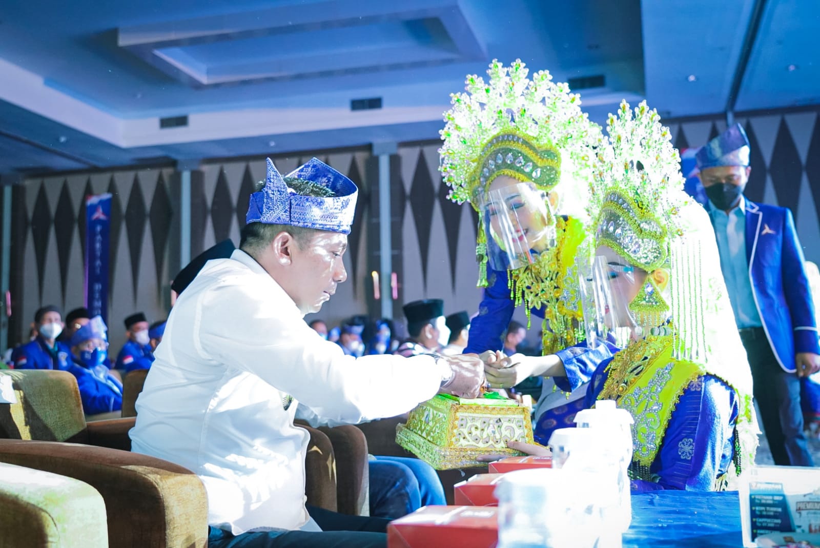 Bupati H.M. Adil hadiri Pelantikan Pengurus DPD Partai Demokrat Riau Periode 2021-2026 