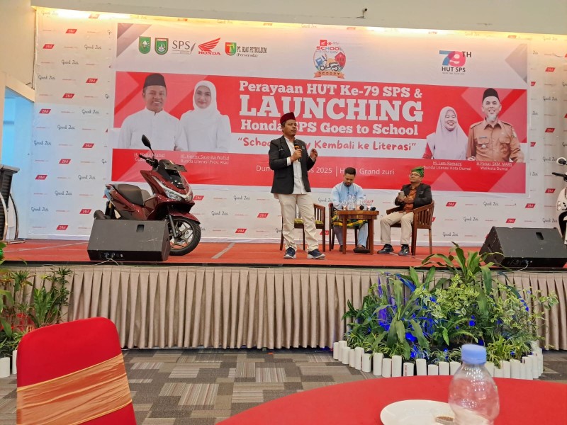 SPS Riau Gandeng Honda Luncurkan Program 'School Happy' Kembali ke Literasi