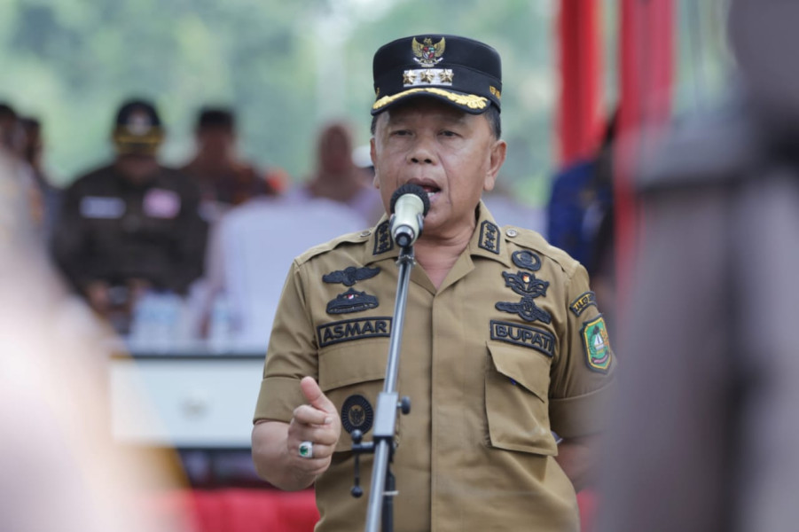 Plt Bupati Asmar Ikuti Apel Gelar Pasukan Operasi Mantap Brata Lancang Kuning