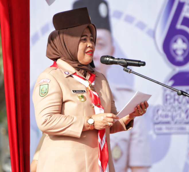Pemkab Meranti Gelar Upacara HUT ke-62 Pramuka