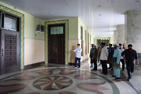 Gubri Syamsuar Ingin Masjid Raya Annur Jadi Contoh Penerapan Protokol Kesehatan Covid-19