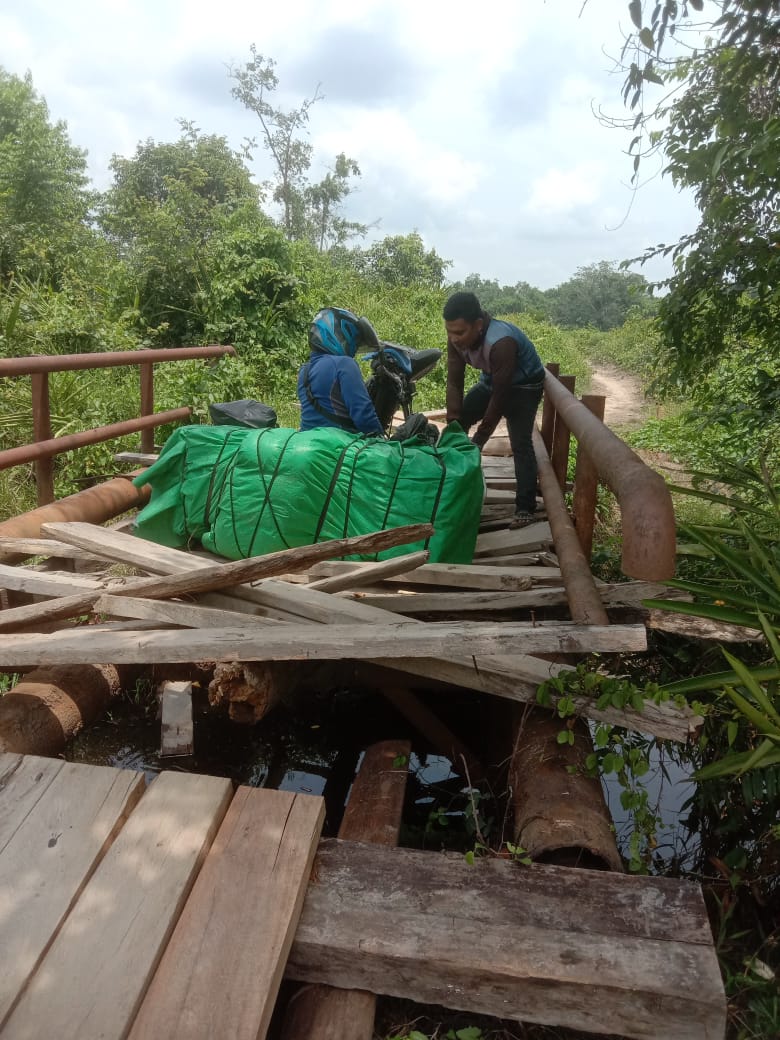 Jembatan di Pulau Merbau Butuh Perhatian Semua Pihak