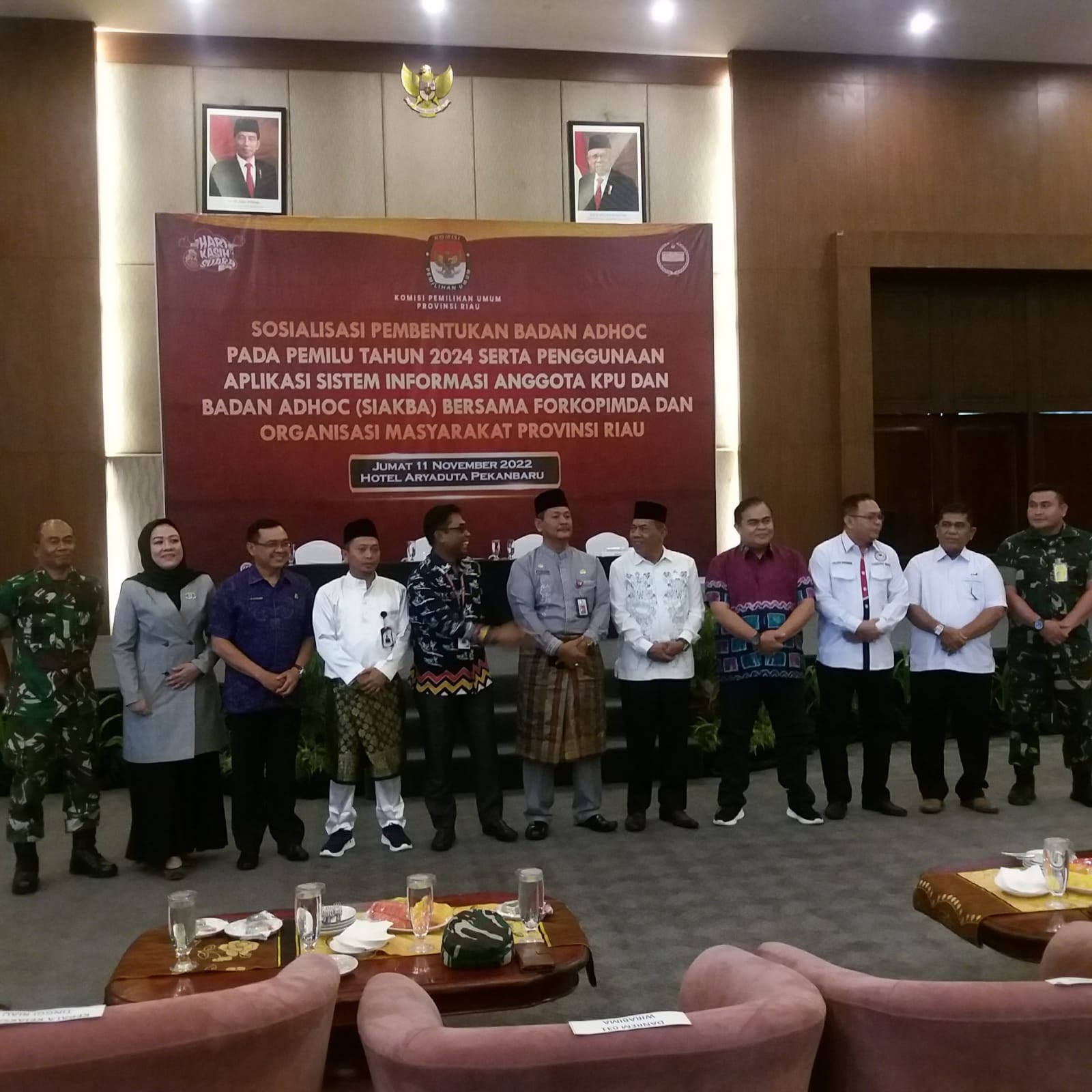 KPU Resmi lounching Aplikasi Badan Adhoc, Kuota untuk Riau 208.85