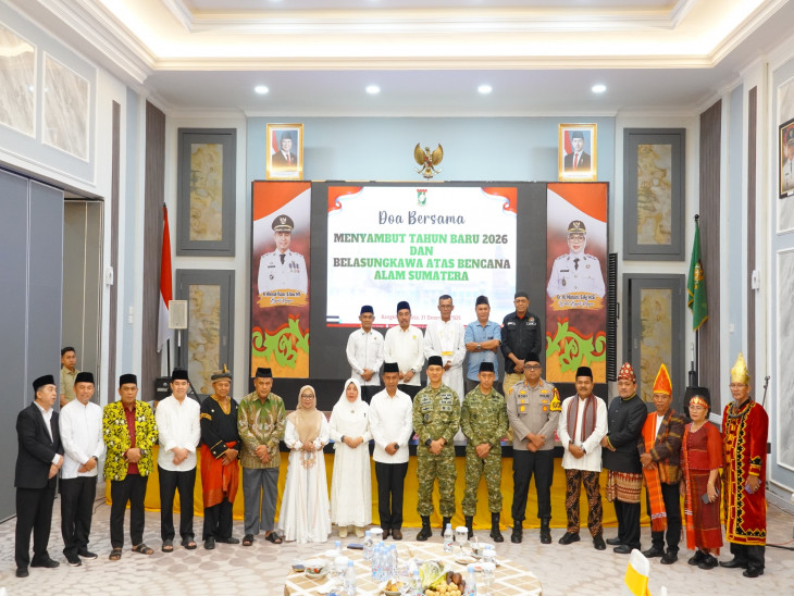 Pemda Kampar Gelar Do'a Bersama Lintas Agama Jelang Pergantian Tahun Dan Belasungkawa Musibah Sumatera