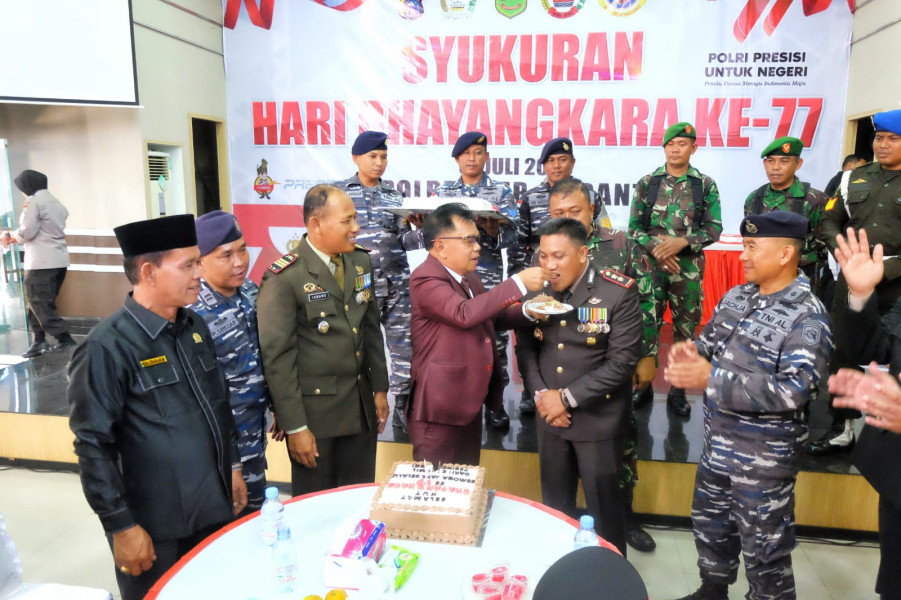 Hari Bhayangkara ke-77, Plt. Bupati H. Asmar Ucapkan Selamat dan Terima Kasih Kepada Polri
