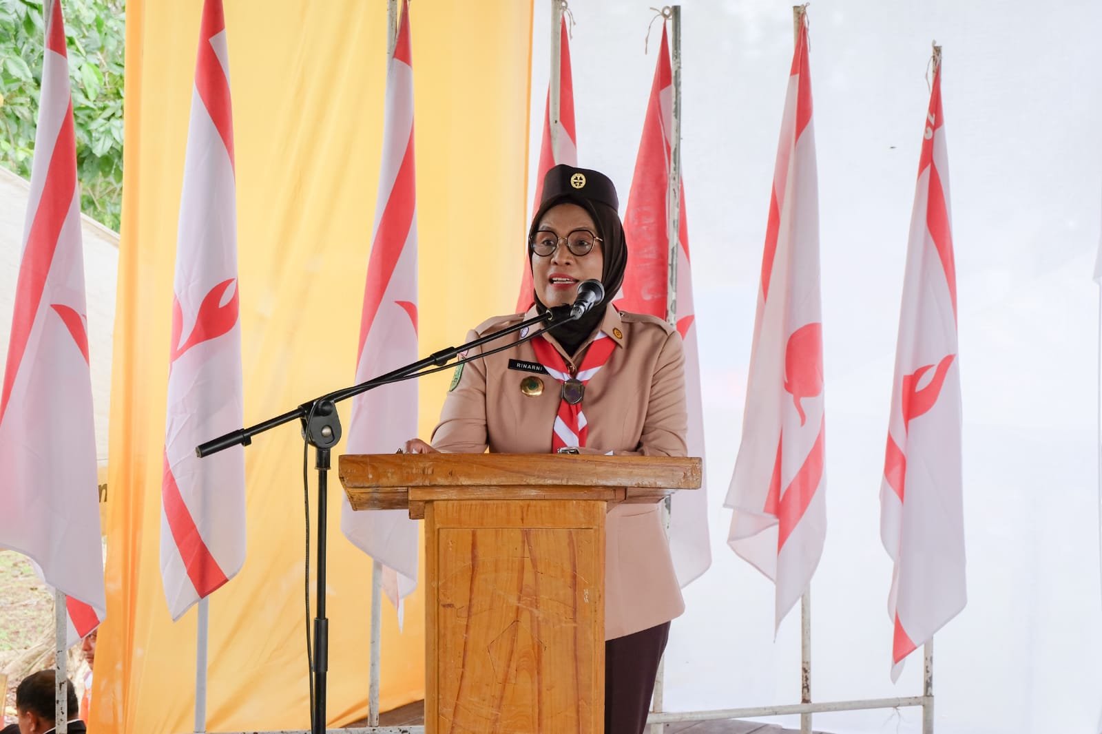 Hj. Rinarni Buka JOTA-JOTI 2022 di Kepulauan Meranti