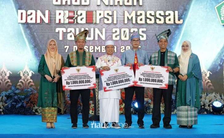 Wali Kota Pekanbaru Salurkan Rp3 Miliar Untuk Korban Bencana Sumatra