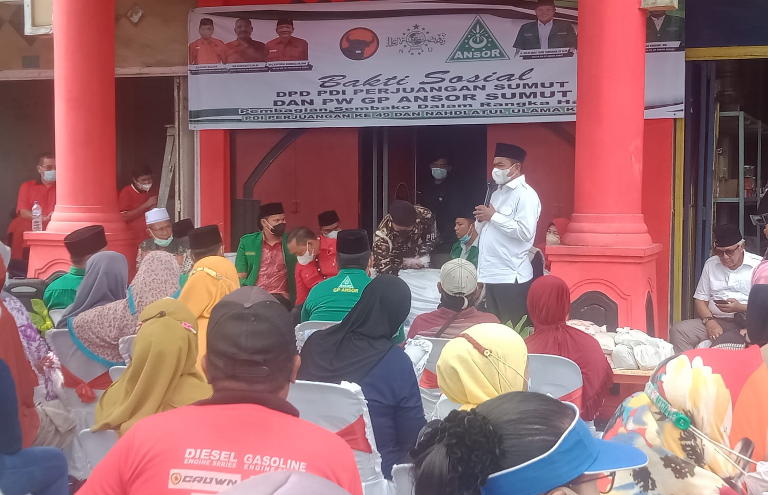 Peringati HUT ke-49, PDIP Sumut Gelar Bakti Sosial di Serdang Bedagai