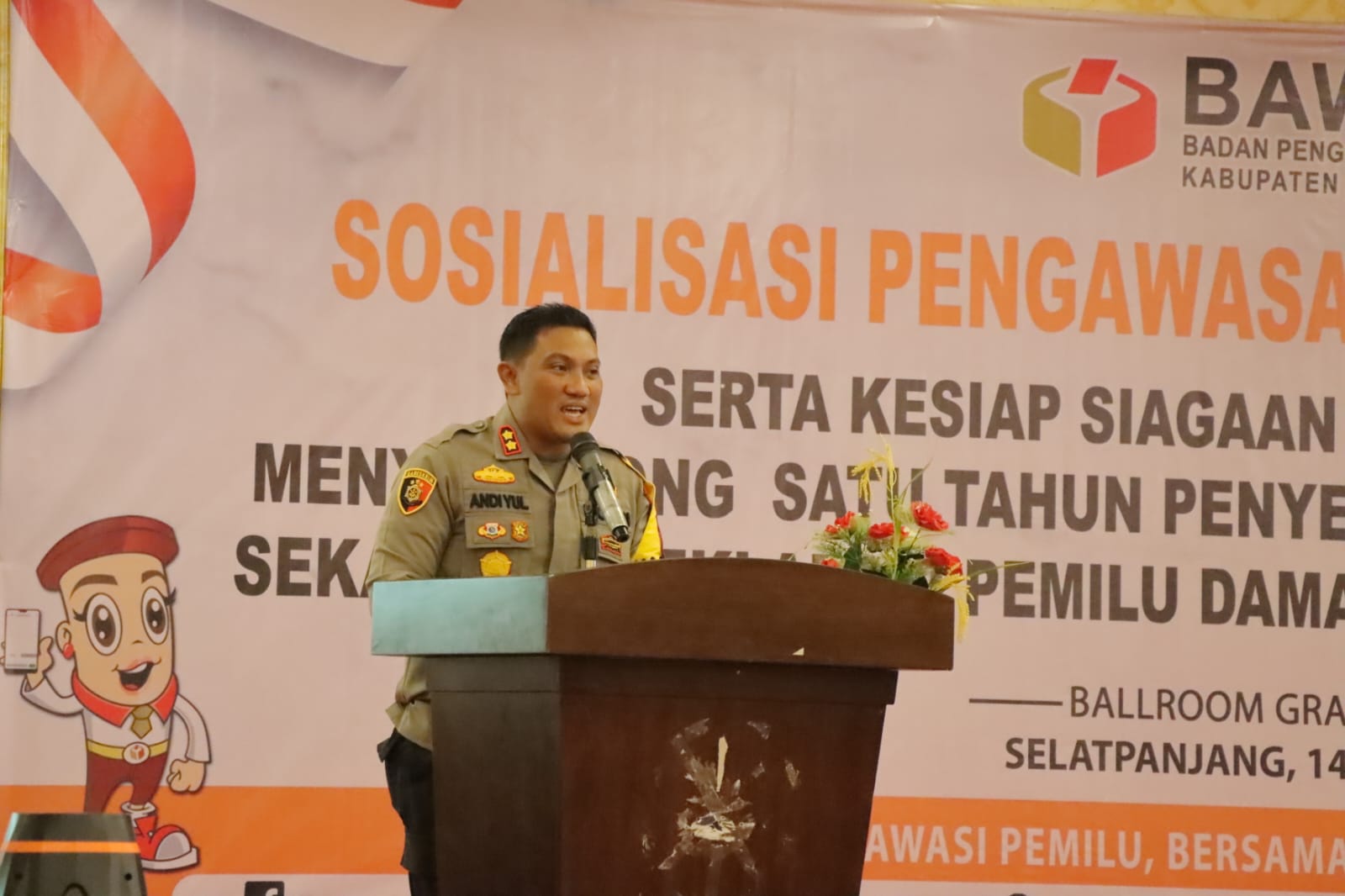 Kapolres Meranti Ajak Semua Pihak Bersinergi Sukseskan Pemilu 2024