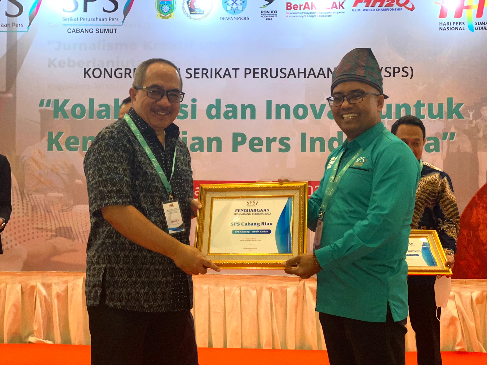 SPS Riau Mendapat Penghargaan Terbaik Kedua Se-Indonesia