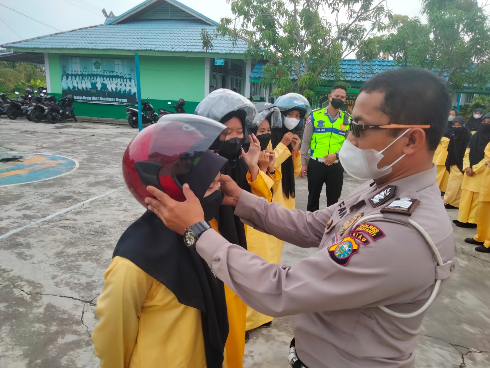 Giat Police to School, Satlantas Kampanyekan Keselamatan Berlalulintas kepada Siswa