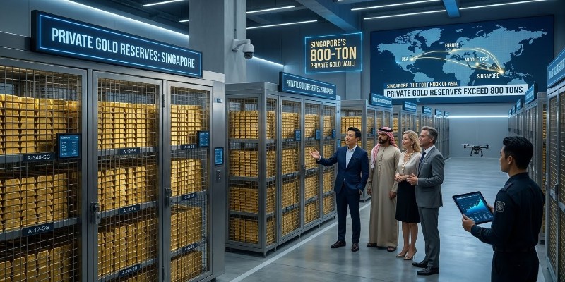 Orang Kaya Ramai-Ramai Simpan Emas di Singapura, Jumlahnya Tembus 800 Ton