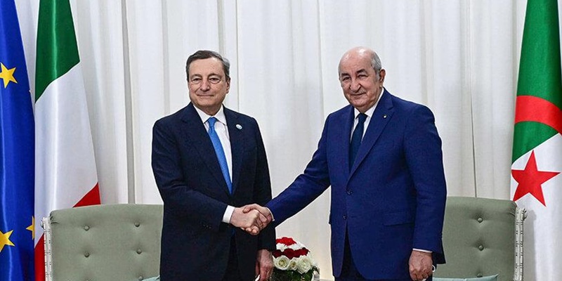 Lupakan Rusia, Mario Draghi Pilih Aljazair Jadi Pemasok Gas Terbesar Italia