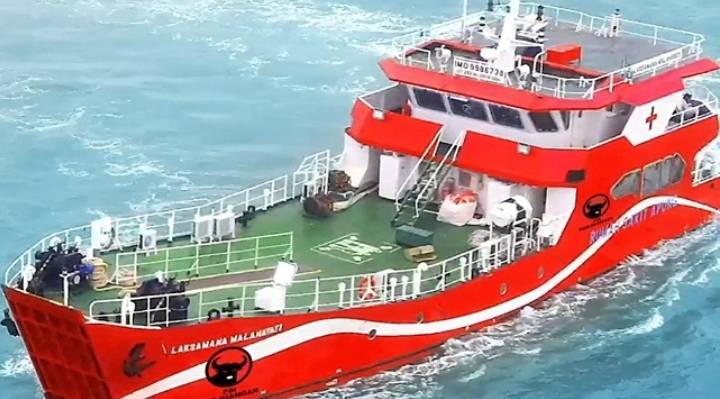Rumah Sakit Apung Laksamana Malahayati Singgah di Dumai