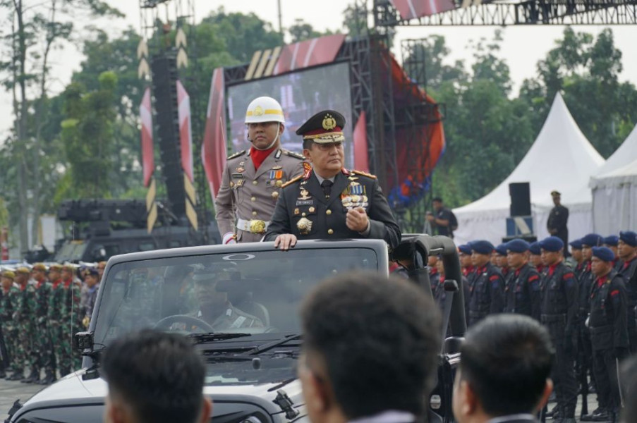 Kapolda Riau Pimpin Upacara Hari Bhayangkara ke-78